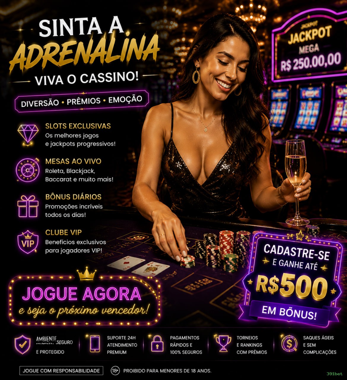 Promoções e bônus exclusivos da 391bet